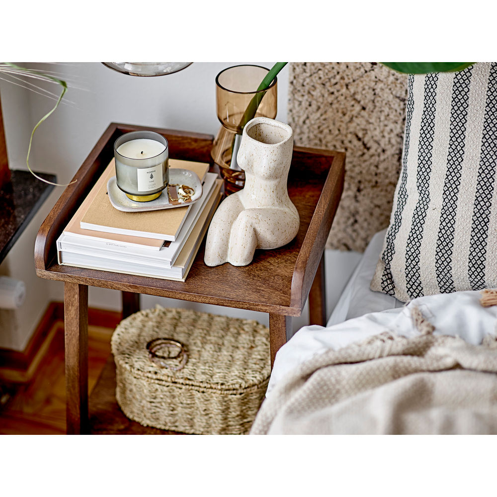 Bloomingville Zalla Jarrón, Marrón, Vidrio