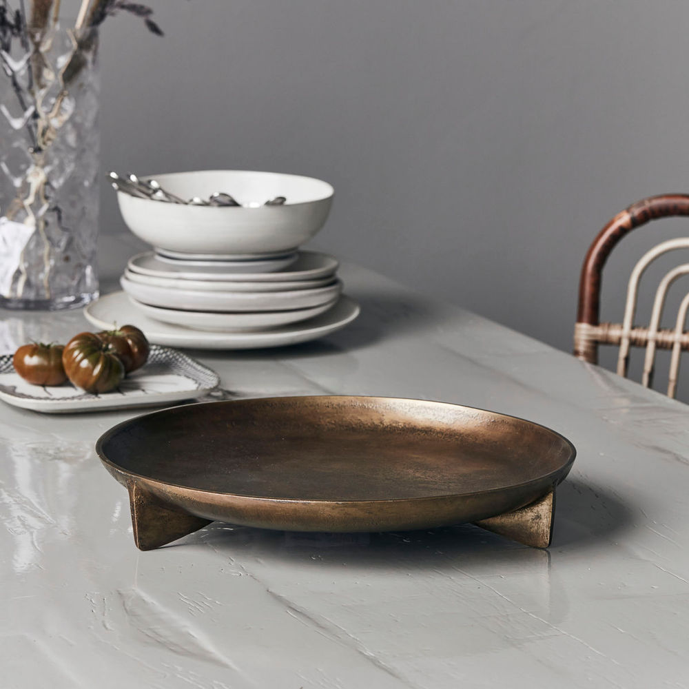 House Doctor hoja, fundido, bronce antiguo