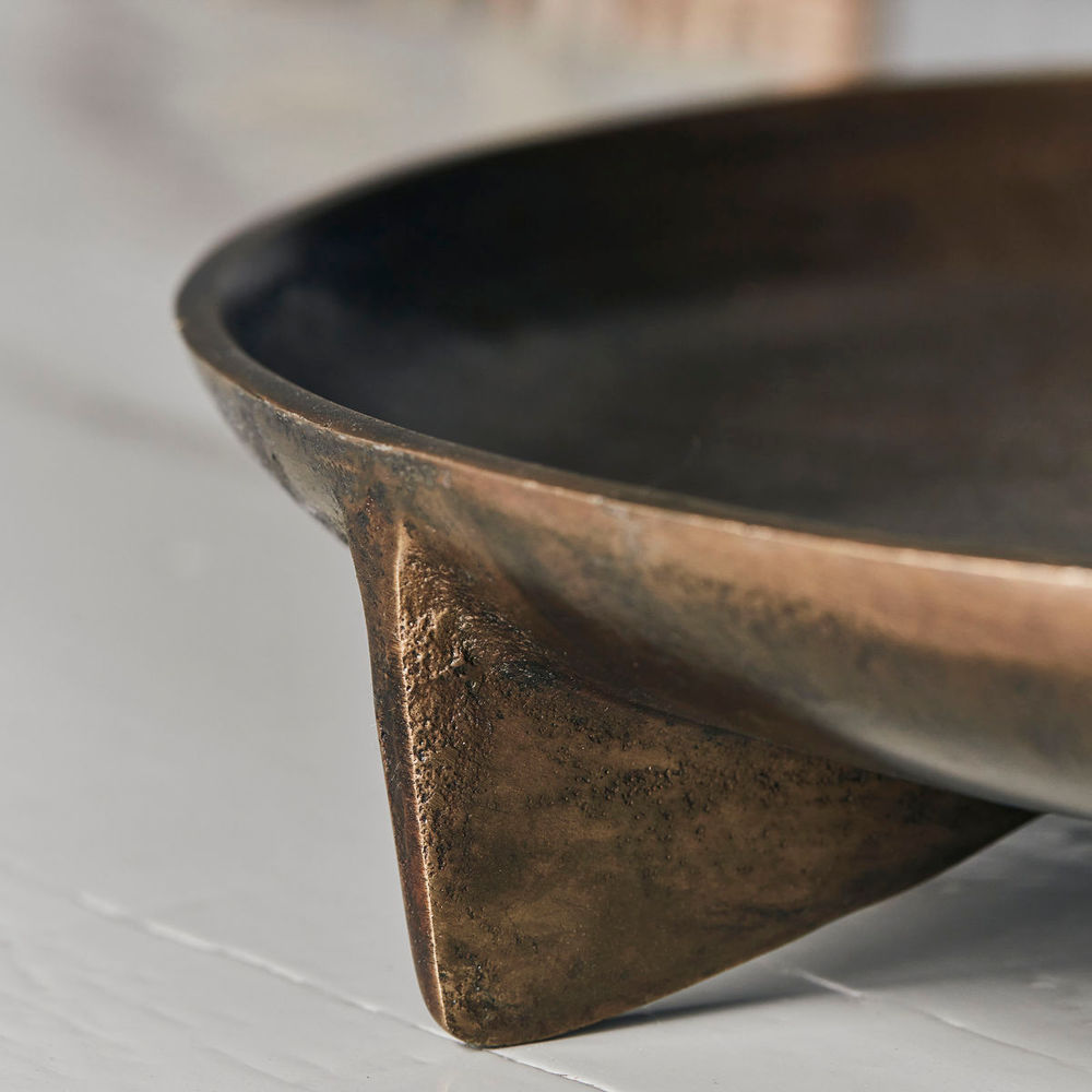 House Doctor hoja, fundido, bronce antiguo