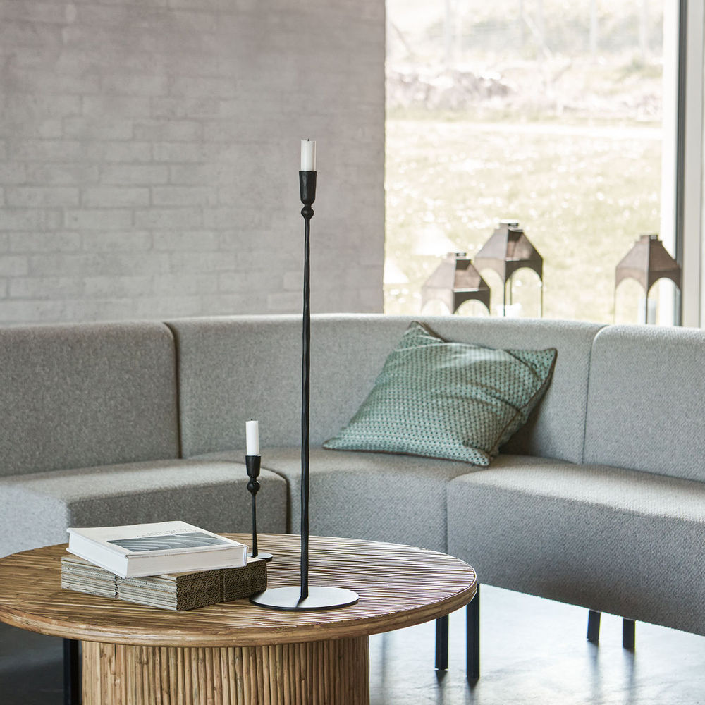 House Doctor soporte de vela, Triva, negro