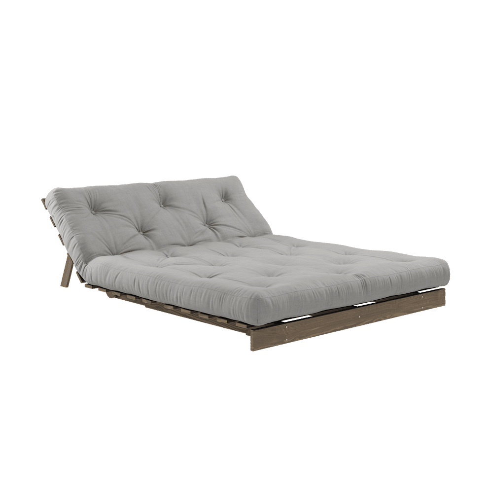 Karup Design ROOTS CAROB BROWN 140X200 W. COLCHÓN SUECIA GRIS