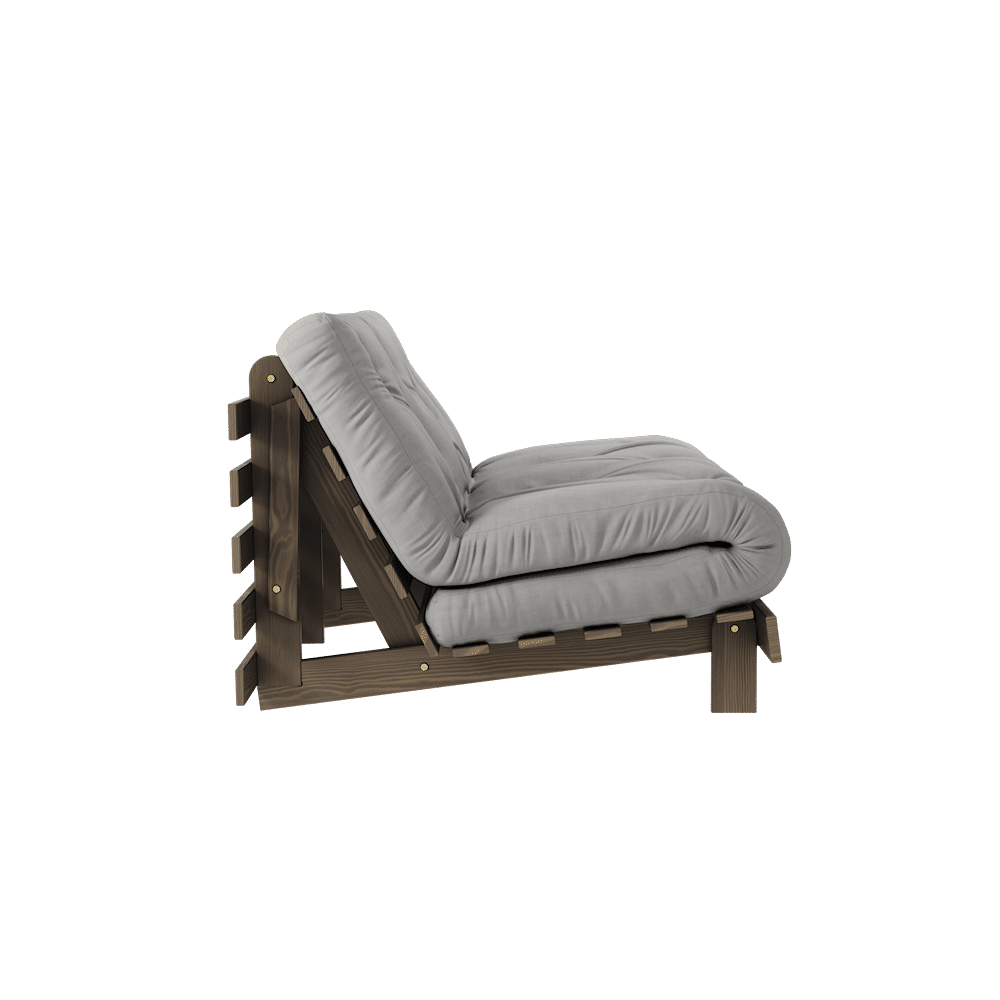 Karup Design ROOTS CAROB BROWN 140X200 W. COLCHÓN SUECIA GRIS