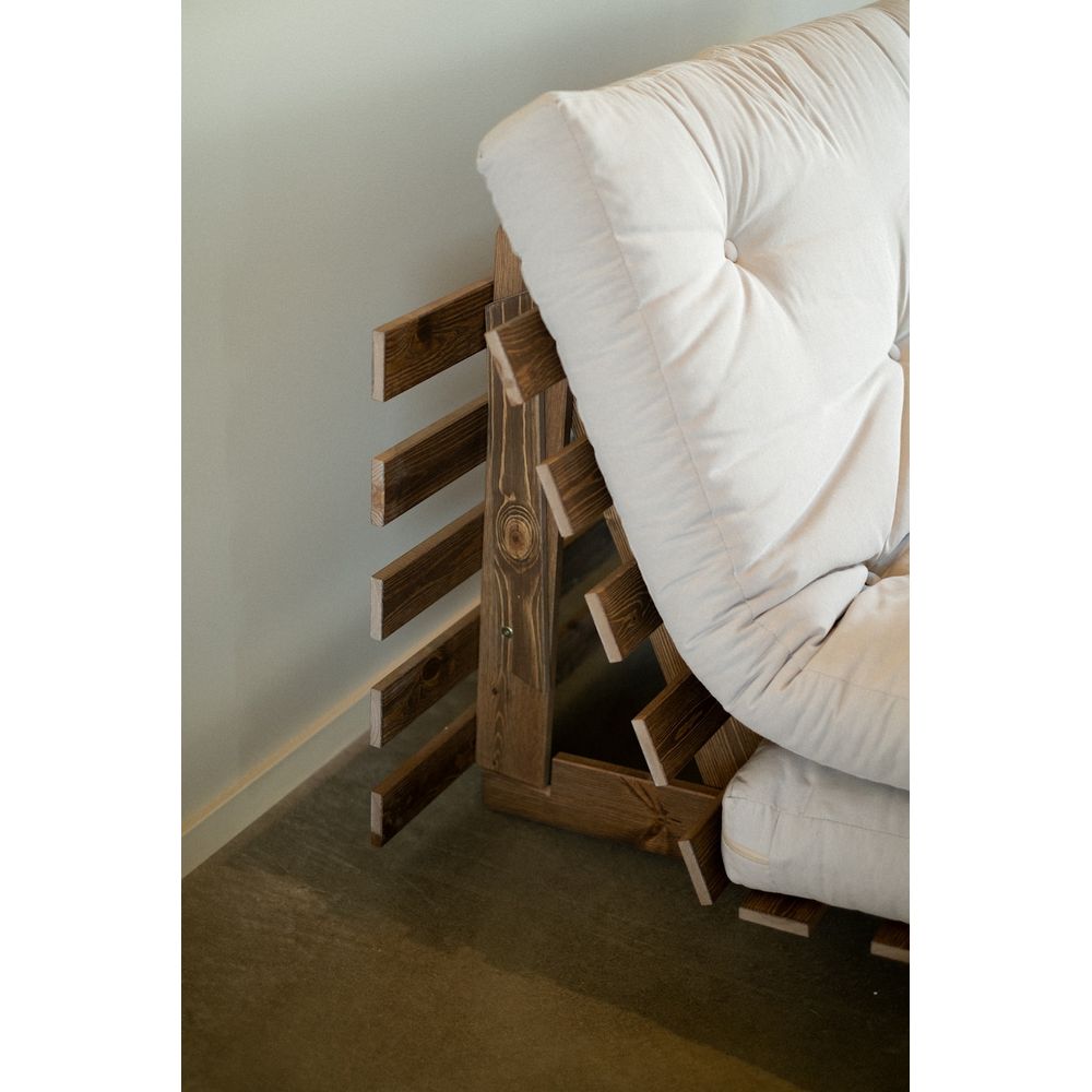 Karup Design ROOTS CAROB BROWN 140X200 W. COLCHÓN SUECIA GRIS