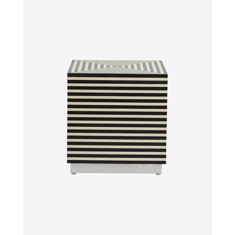 Nordal Mesa de centro A/S TAURA-negro/blanco