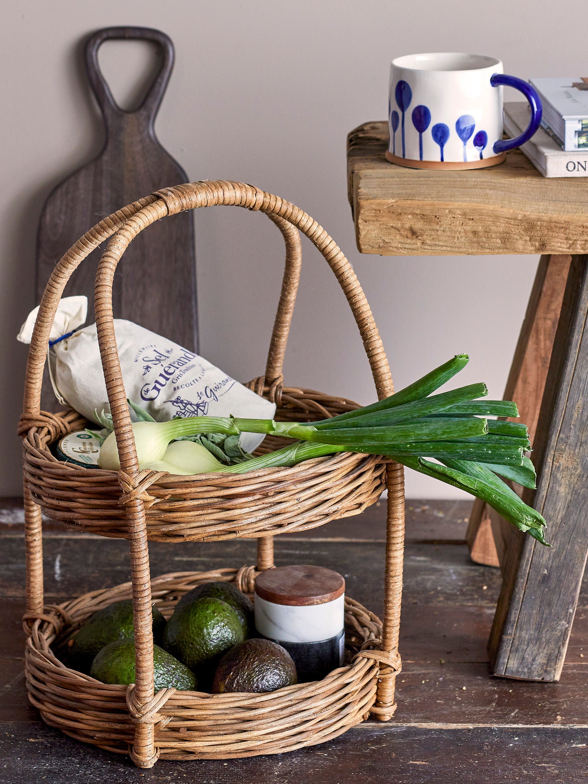 Creative Collection Linora Mok, Blauw, Steengoed