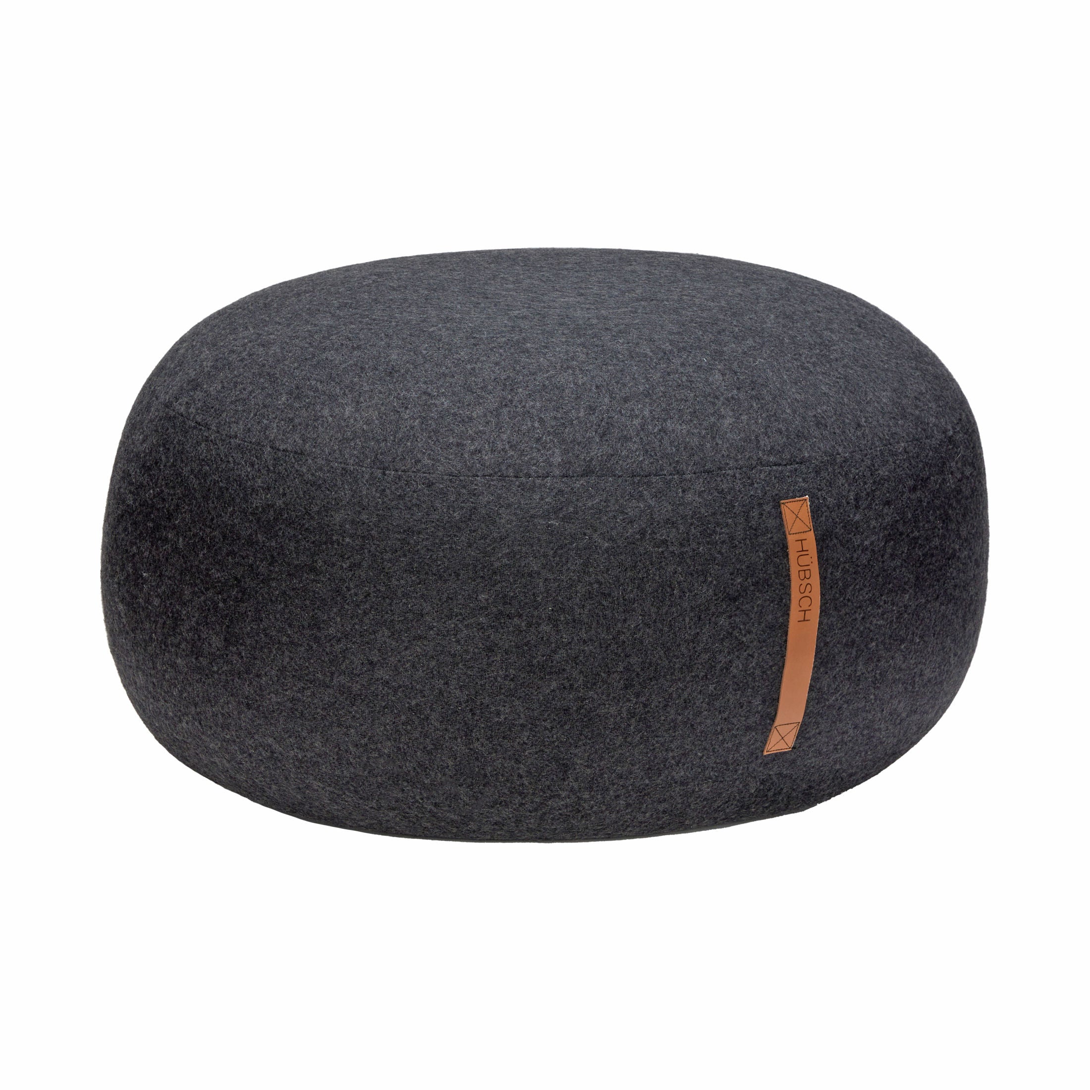Hübsch Mochi Poef Ø70 Gris Oscuro