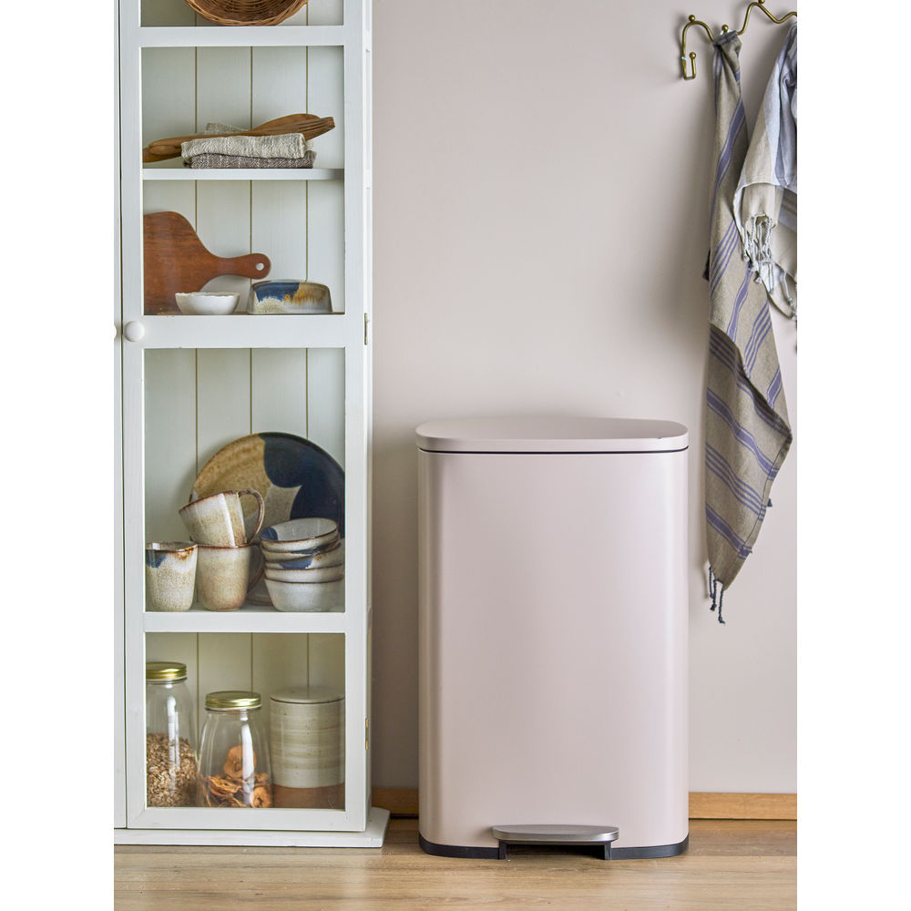 Bloomingville Leian basura puede, Rose, hierro