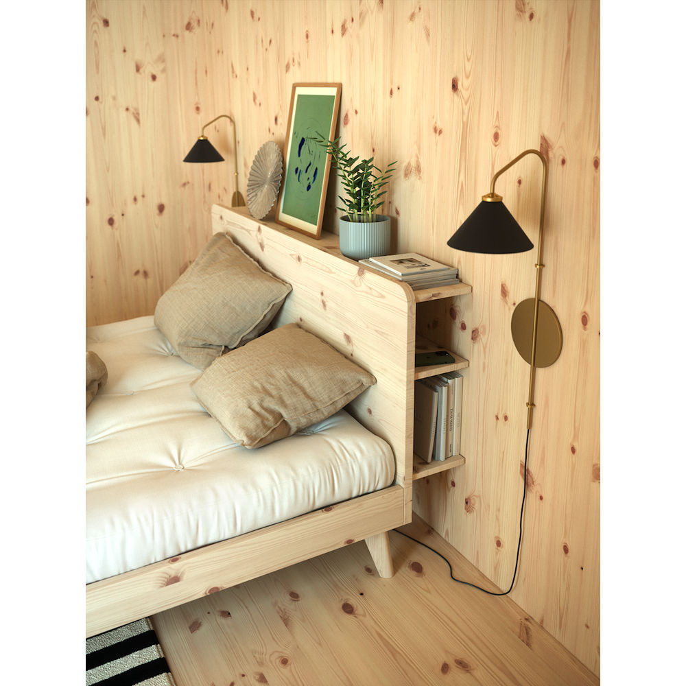 Karup Design RETREAT BED CLEAR LACQUERED 160 X 200