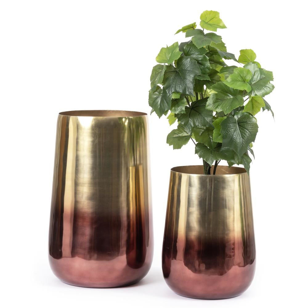 Bazar Bizarre The Two-Color Brass Plant Box-Latón-XL