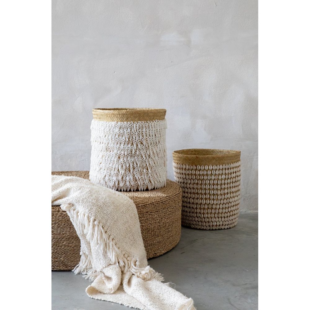 Bazar Bizar el Pandan cesta #2-blanco natural