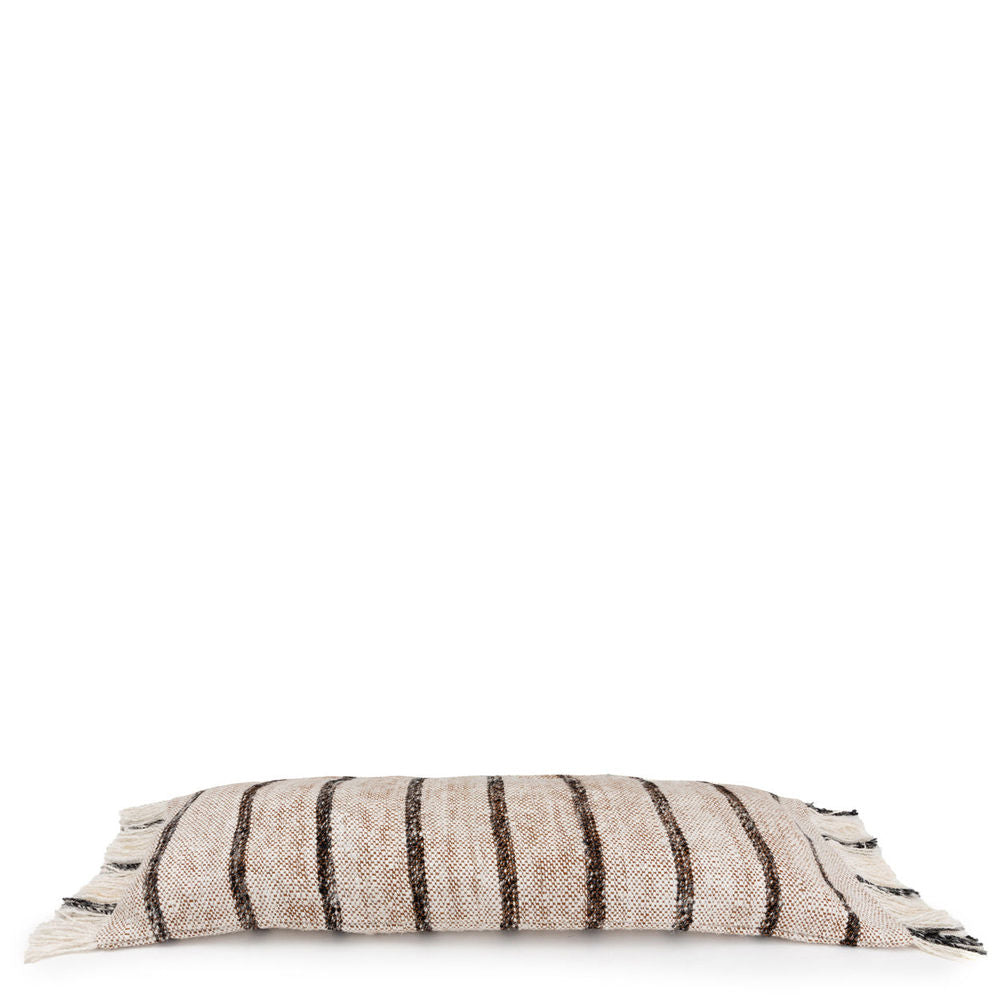 Bazar Bizar De Oh Mijn Gee Kussenhoes - Boheems Wit - 35x100
