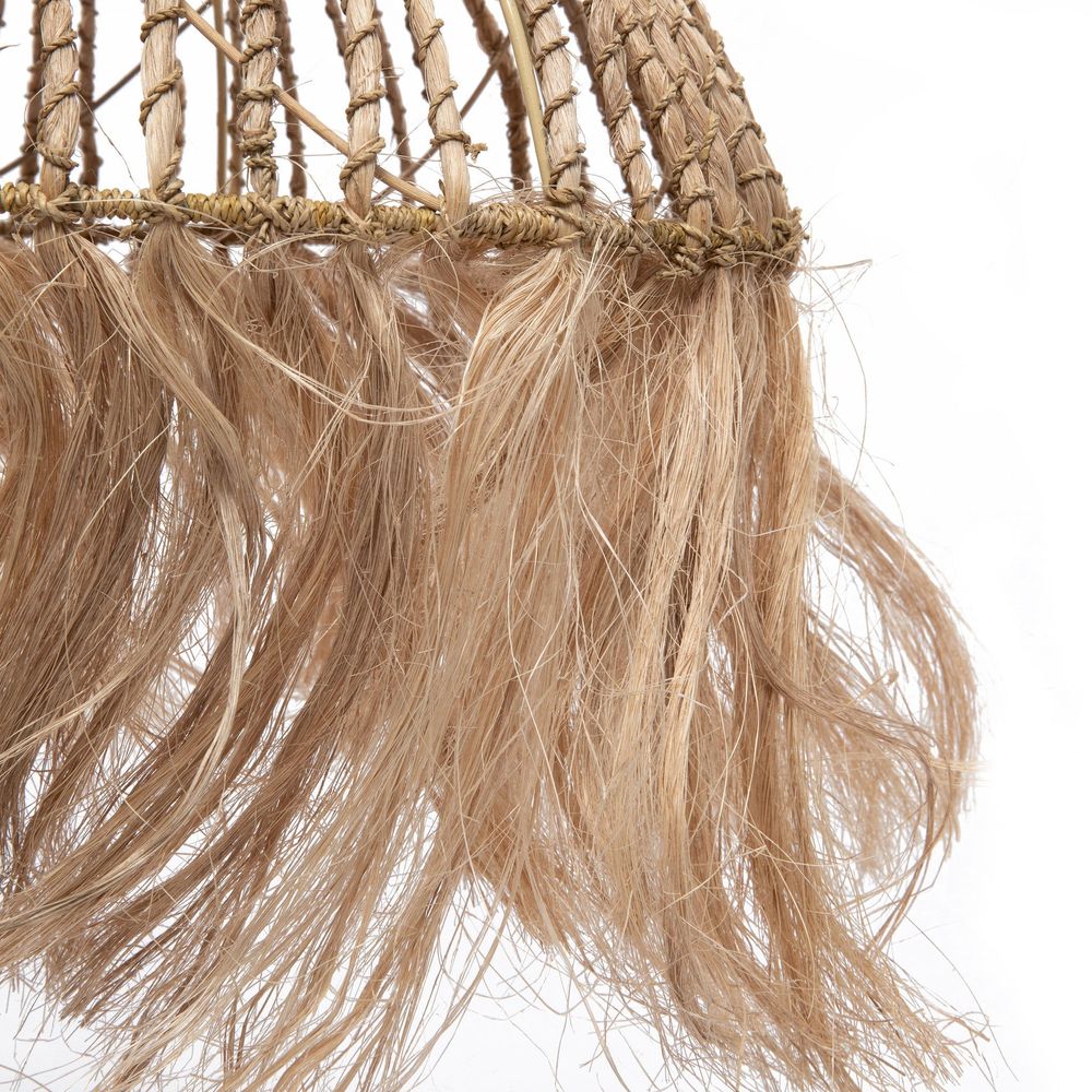 Bazar Bizar Der Abaca Lotus Anhänger-Natürlich-M