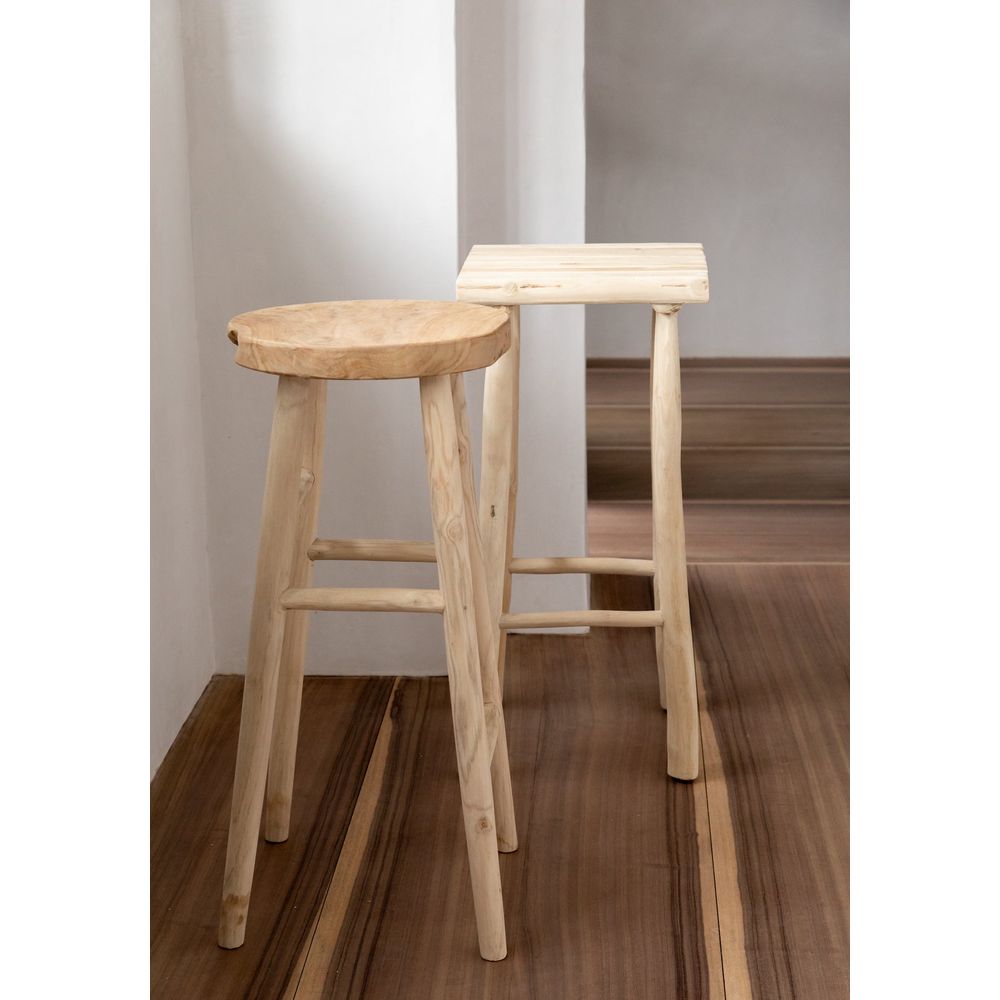 Bazar Bizarre The Kedut Barstool-Natural