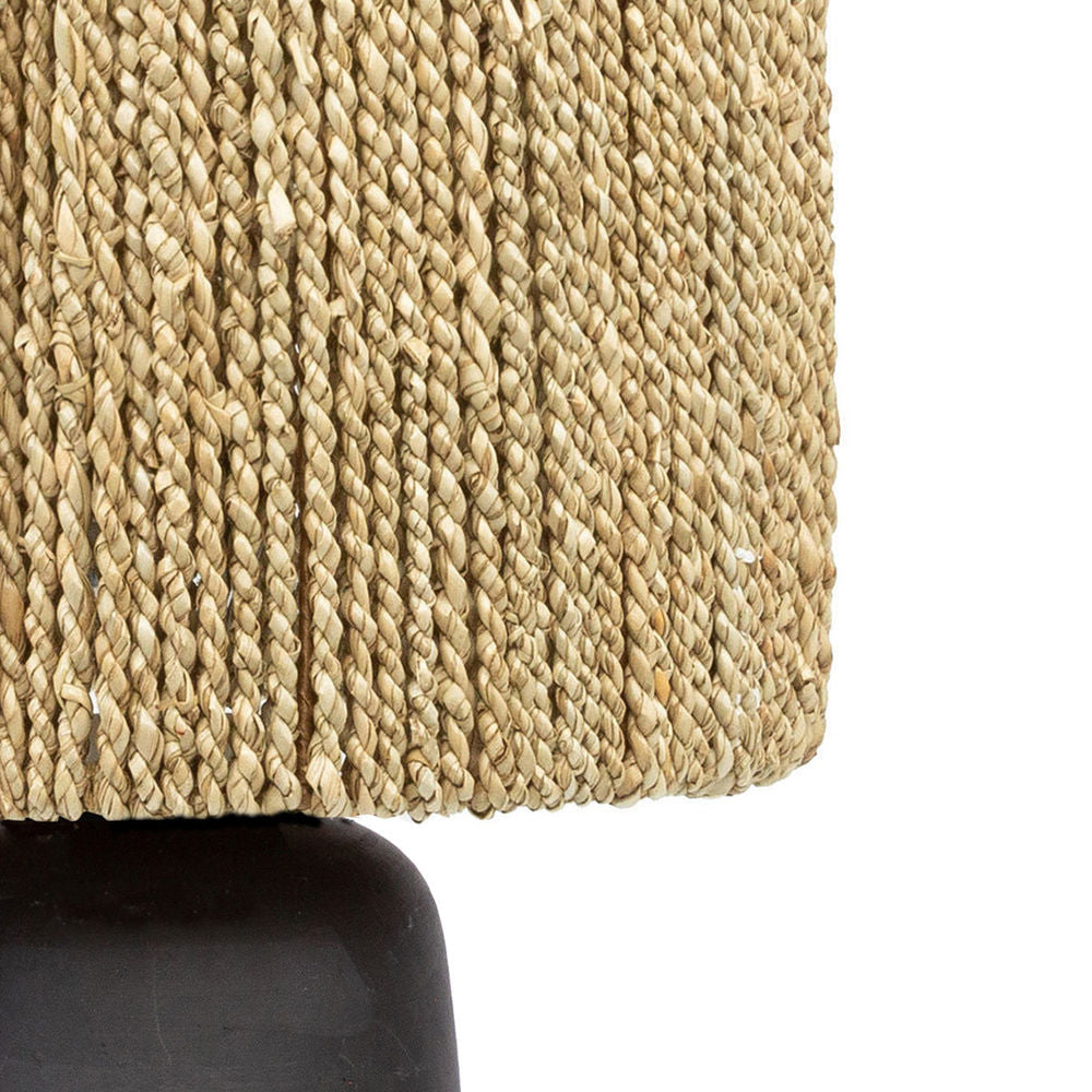 Bazar Bizar La lámpara de mesa Chalki-Negro Natural