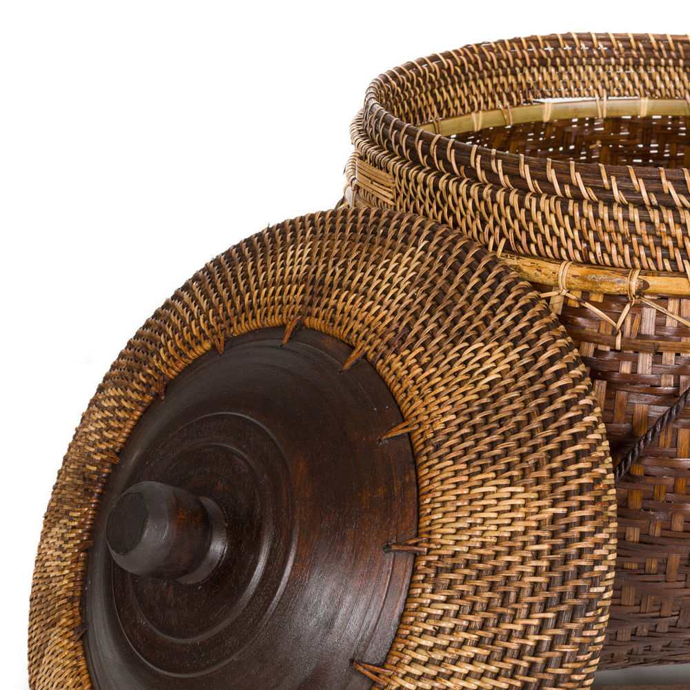 Bazar Bizarre The Colonial Basket-Marrón Natural