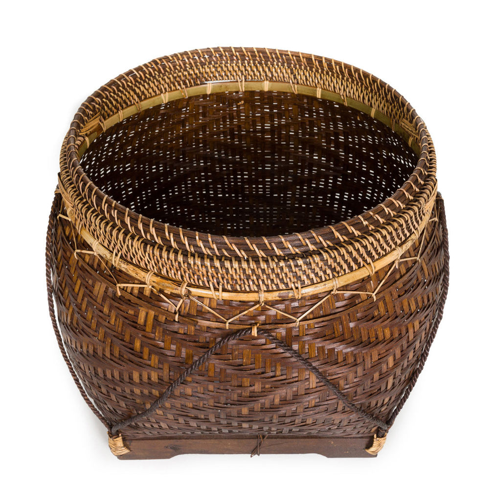 Bazar Bizarre The Colonial Basket-Marrón Natural