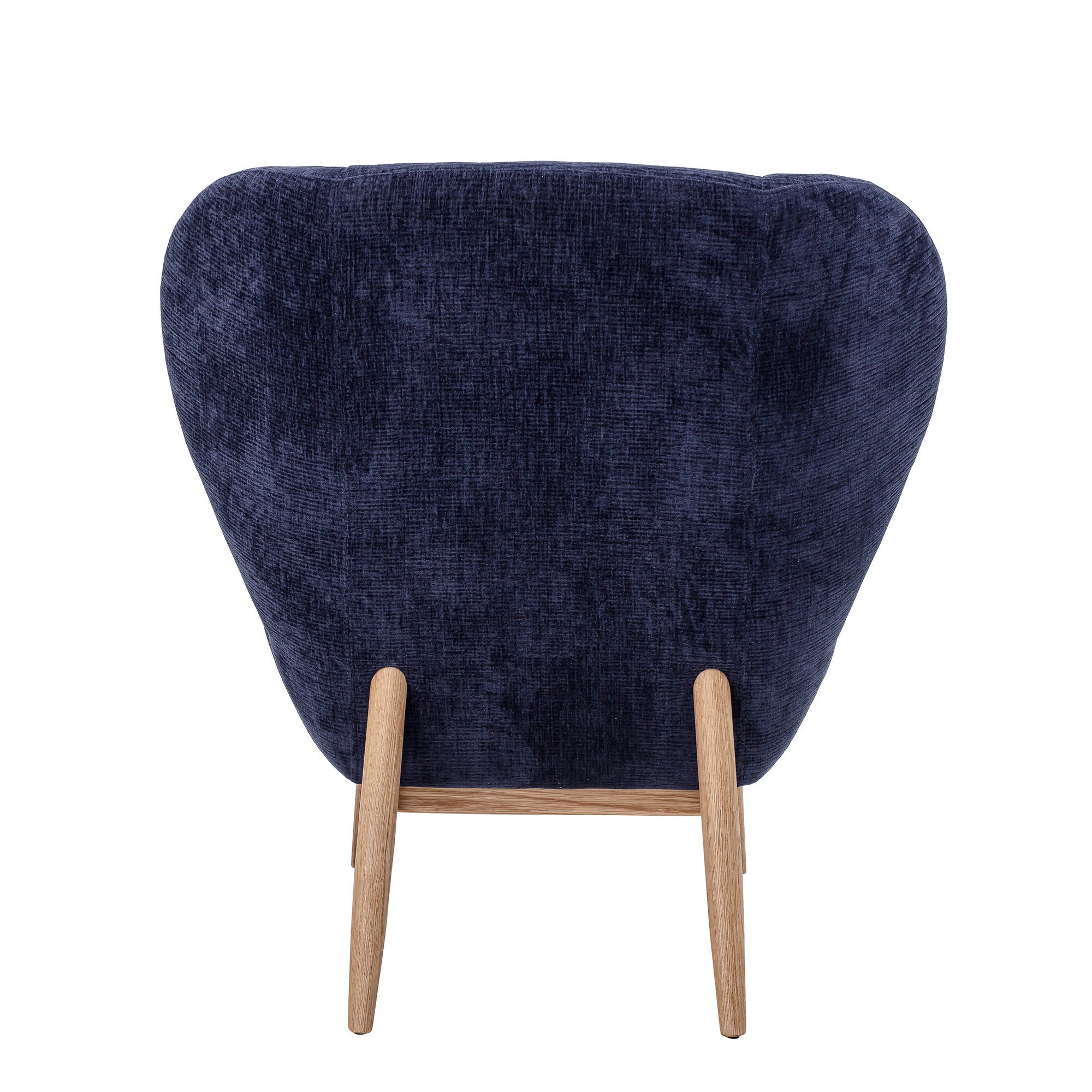 Bloomingville Eave Lounge Stoel, Blauw, Polyester