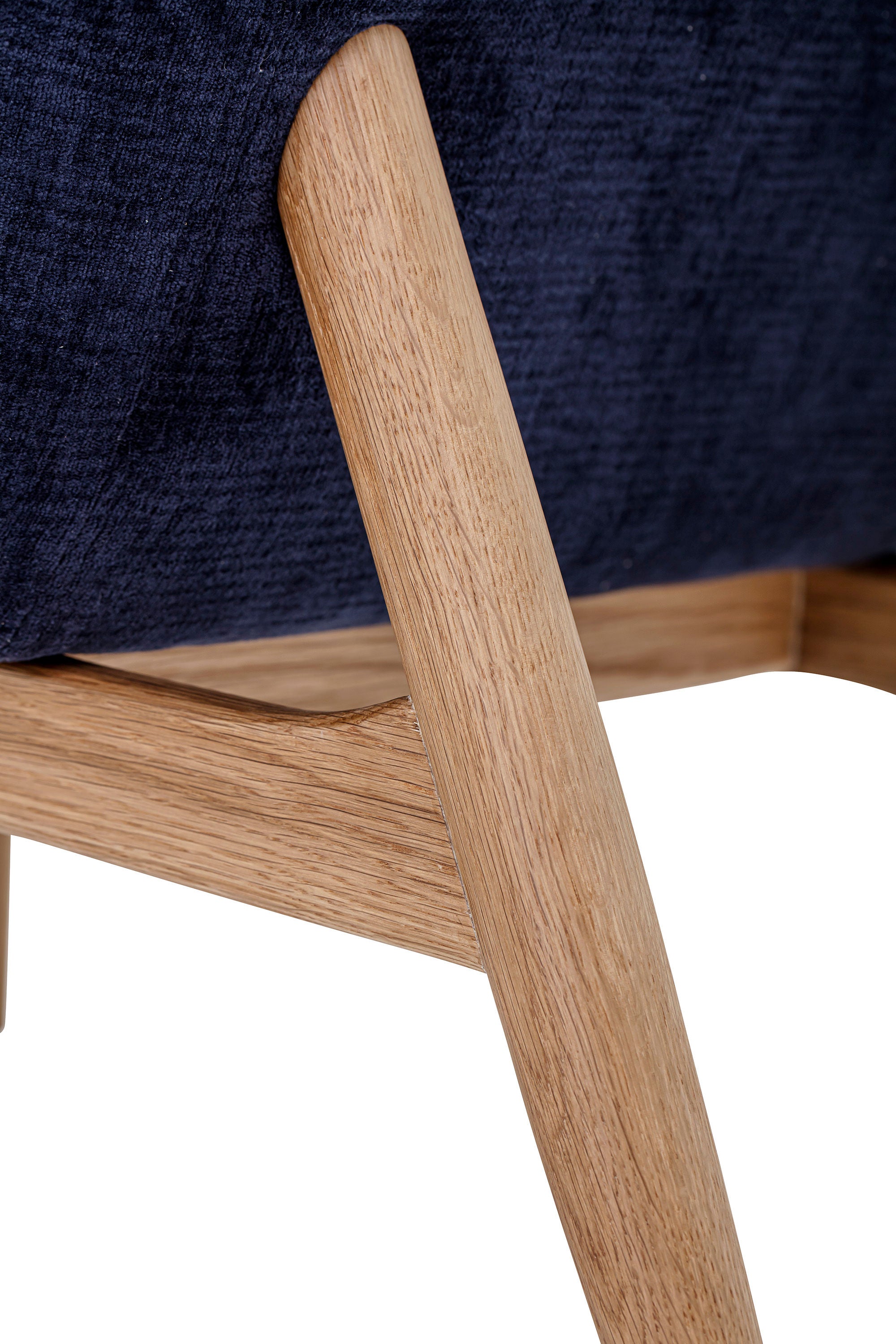 Bloomingville Eave Lounge Stoel, Blauw, Polyester