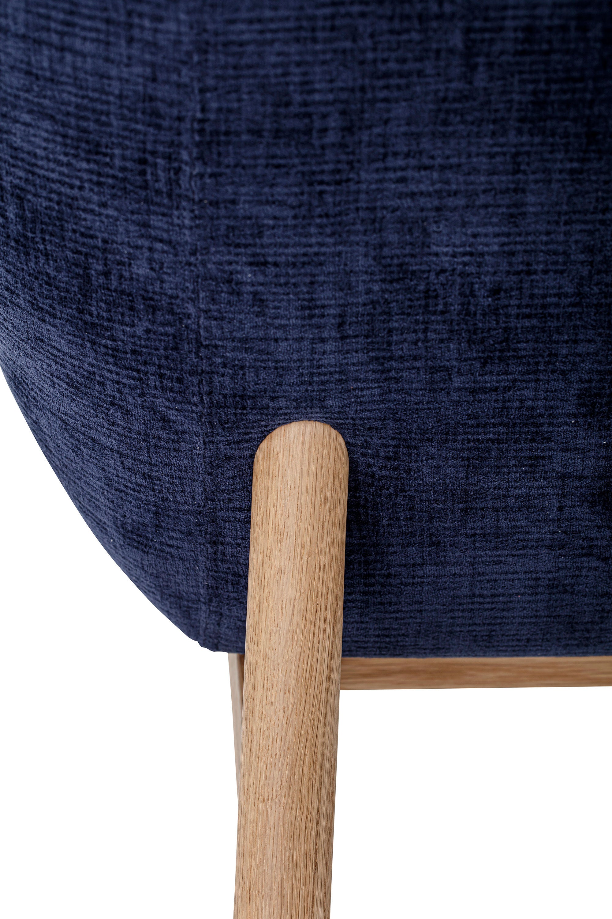 Bloomingville Eave Lounge Stoel, Blauw, Polyester
