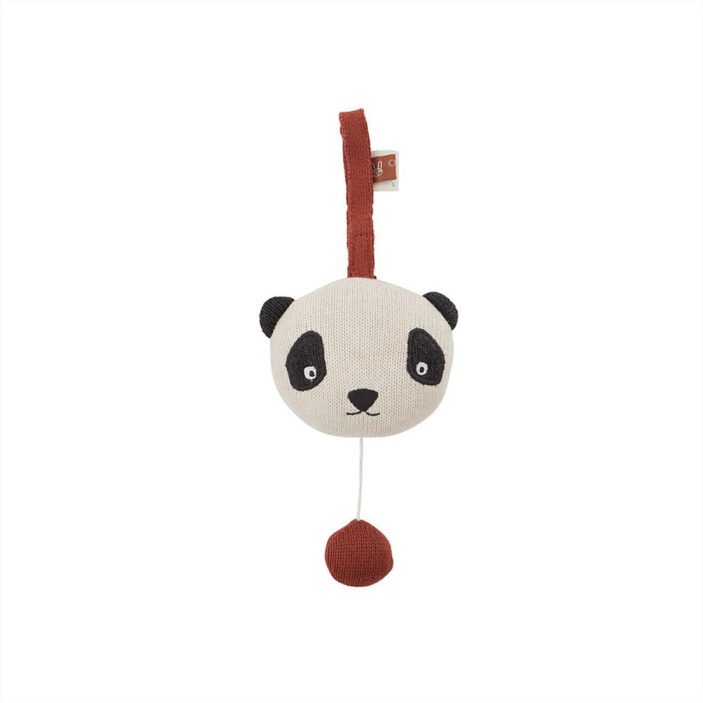 Mobile musical OYOY MINI Panda - Blanc cassé / Noir