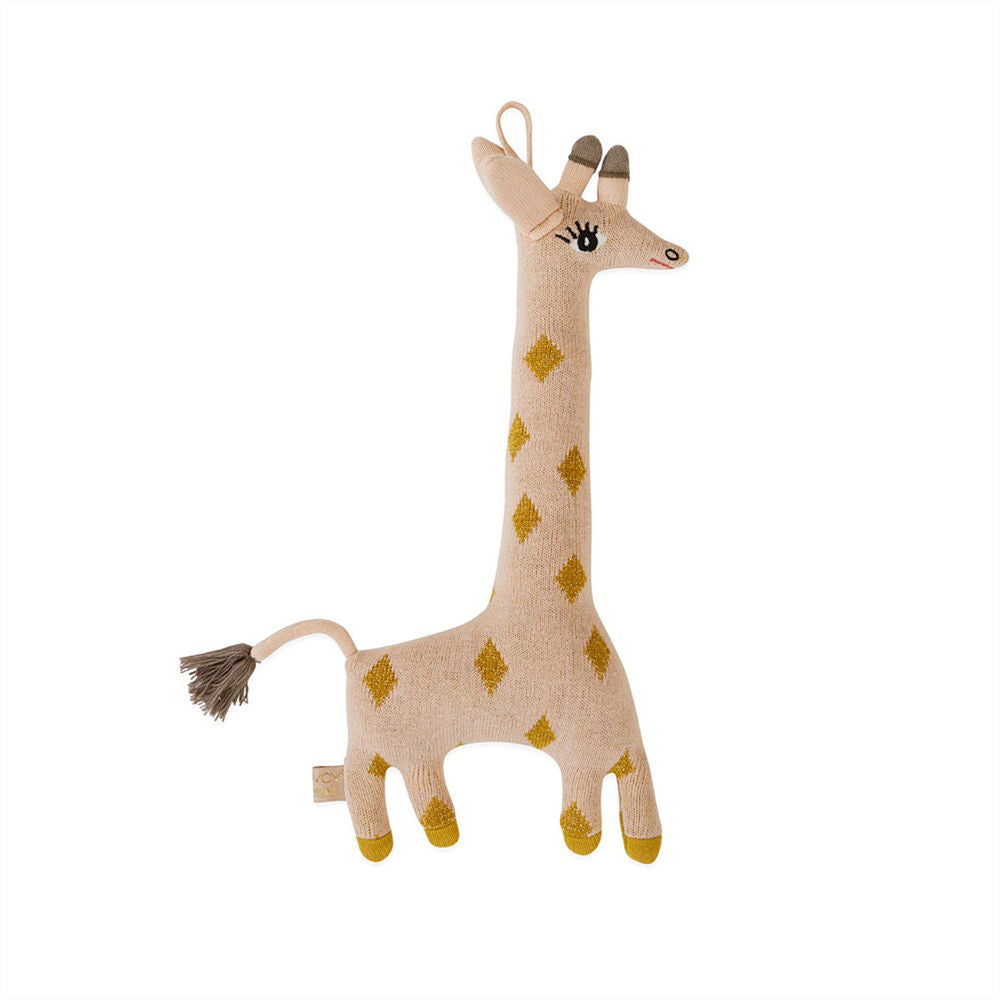 OYOY MINI Darling - Baby Guggi Giraffe - Rose / Amber
