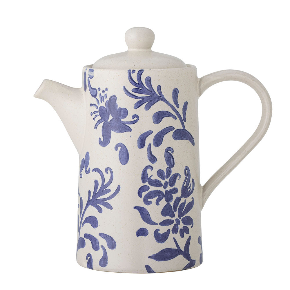 Tetera Creative Collection Petunia, azul, gres