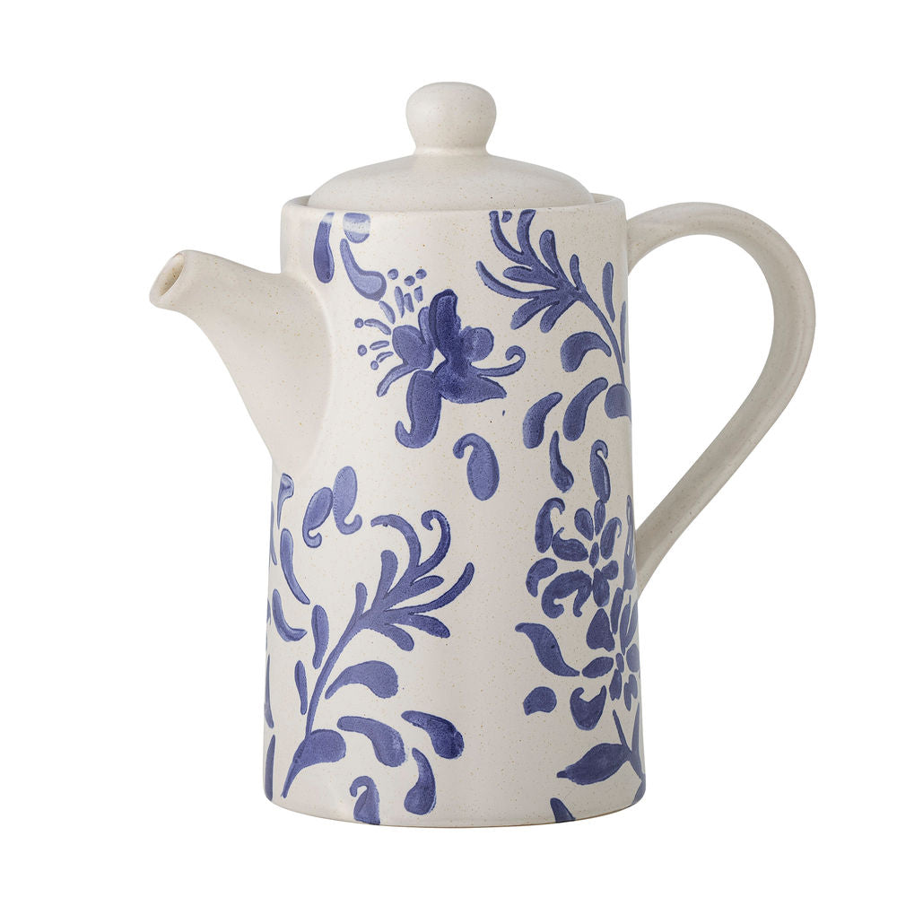 Tetera Creative Collection Petunia, azul, gres