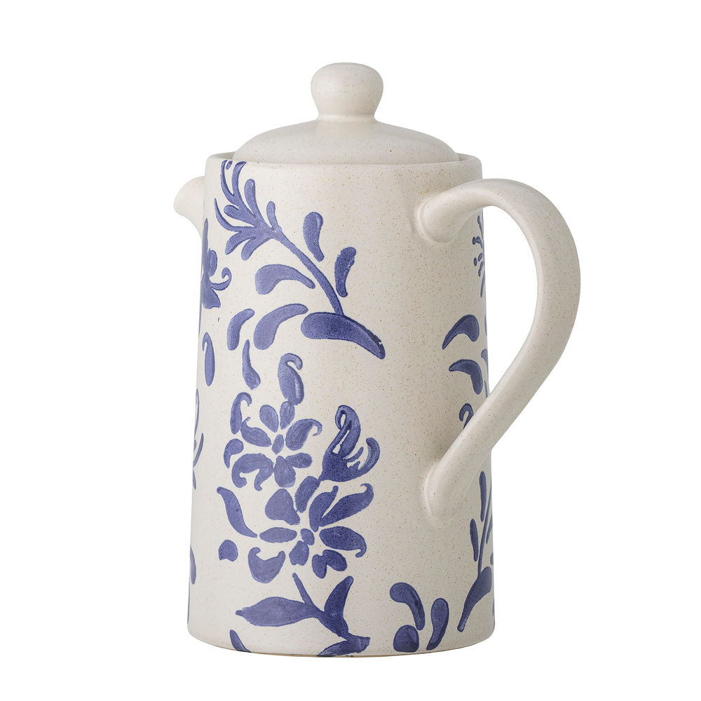 Tetera Creative Collection Petunia, azul, gres
