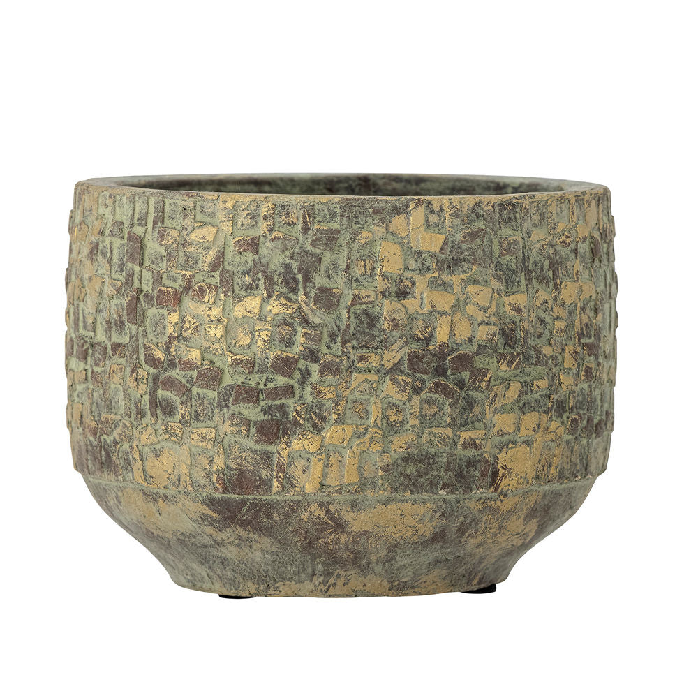 Creative Collection Maceta Mawi Deco, Verde, Terracota