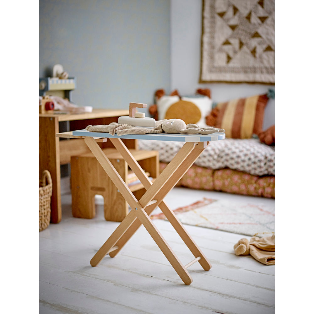 Blooming ville MINI Sande Spielzeug Bügelbrett & Bügeleisen, Blau, FSC®100%, Kiefer
