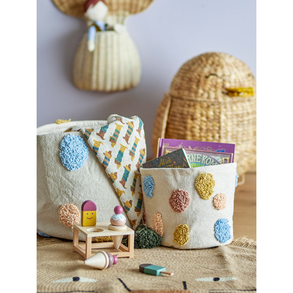 Bloomingville Panier MINI Clennie, Nature, Coton