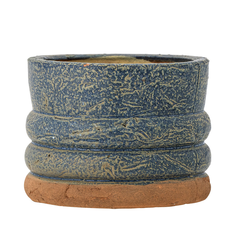 Creative Collection Maizun Bloempot, Blauw, Terracotta