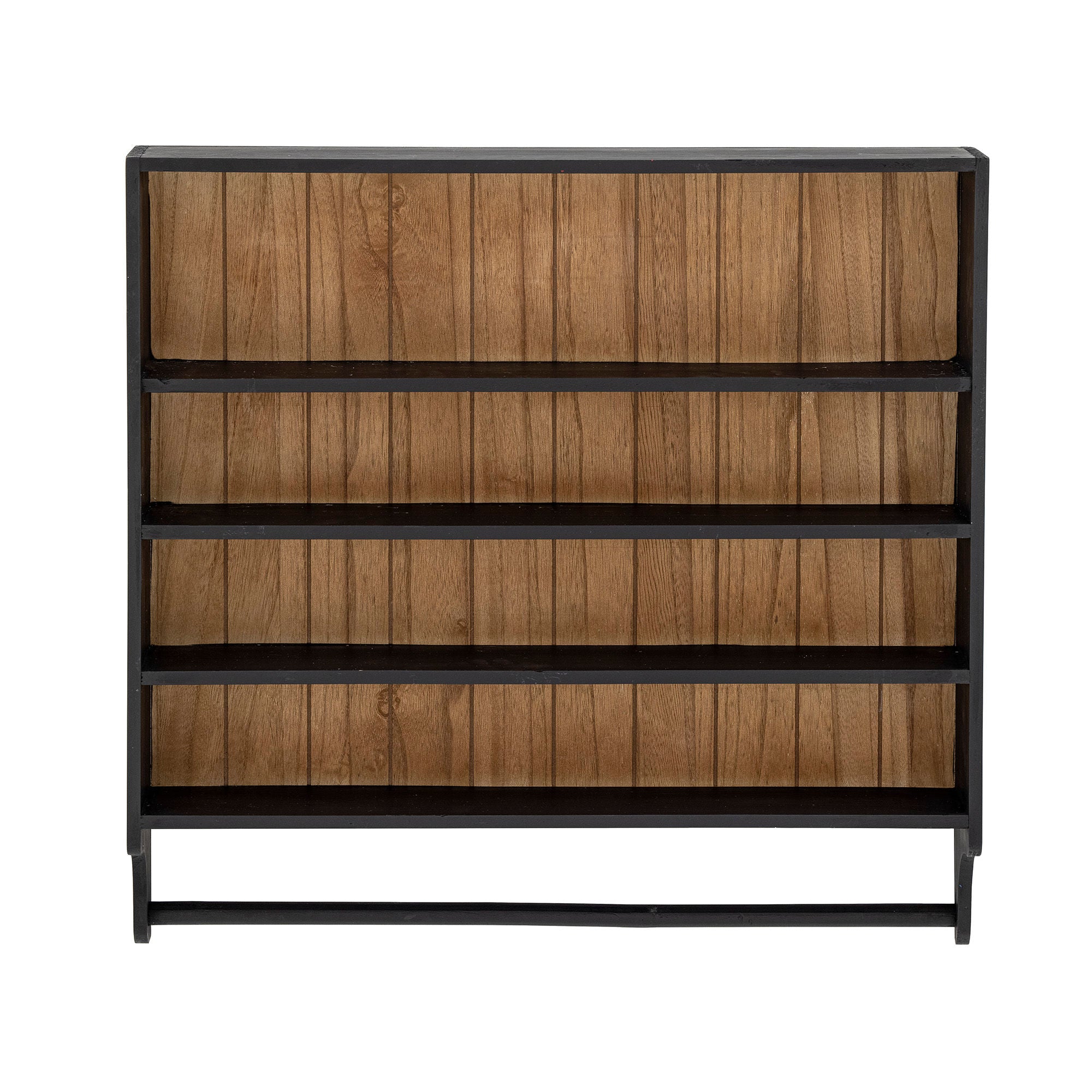 Bloomingville Loup Plank, Zwart, Vurenhout
