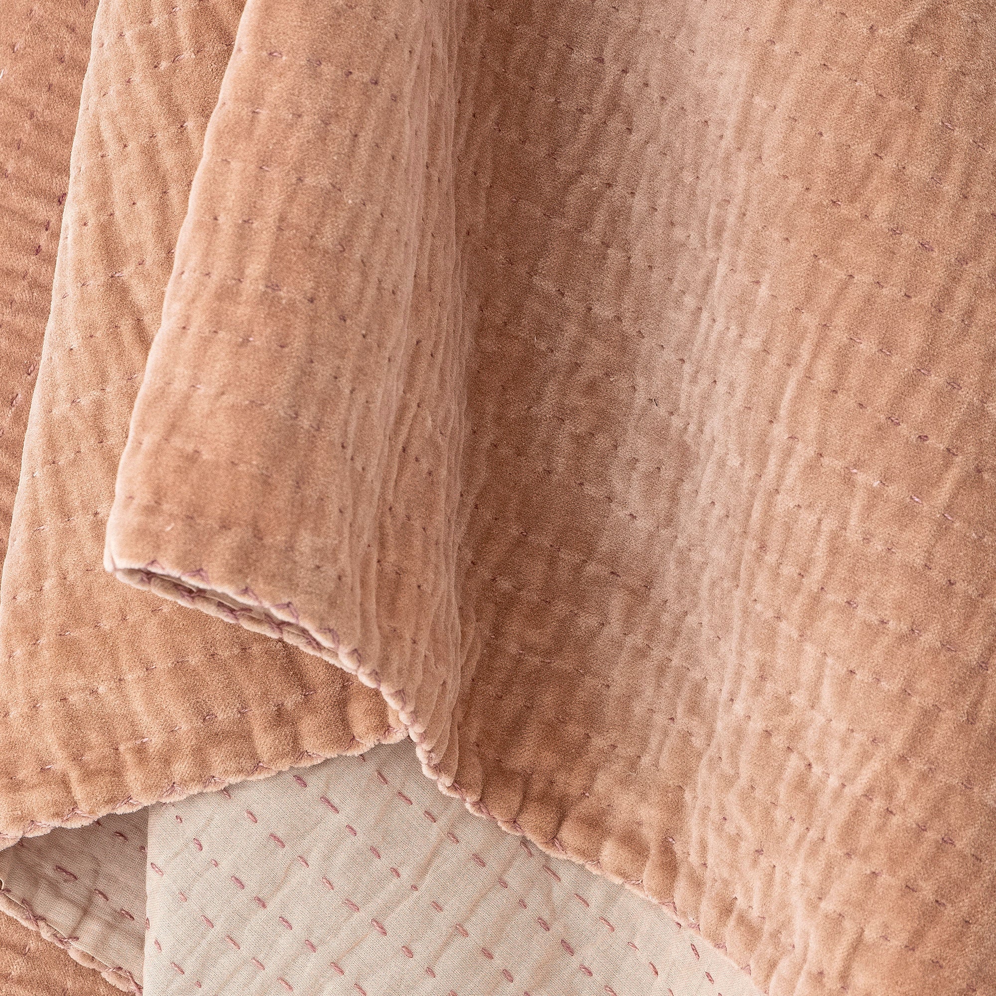 Bloomingville Gamma Plaid, Rose, Coton