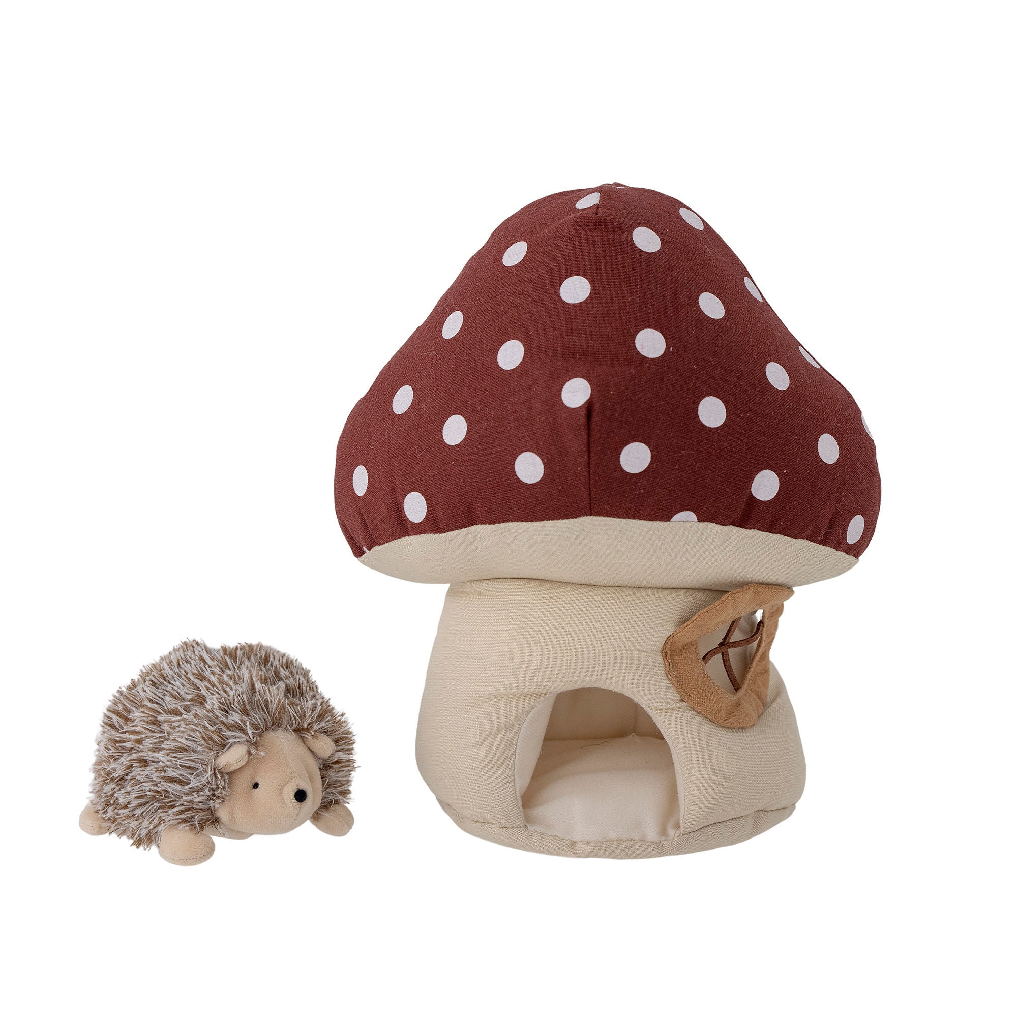 Bloomingville MINI Gaston Peluche, rojo, lino