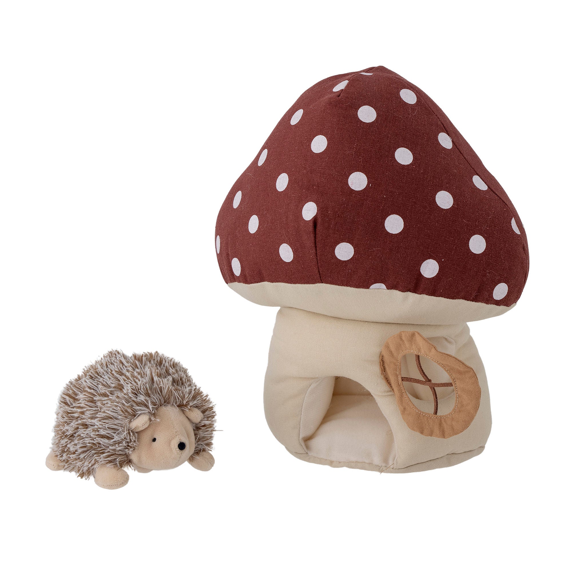 Bloomingville MINI Gaston Peluche, rojo, lino