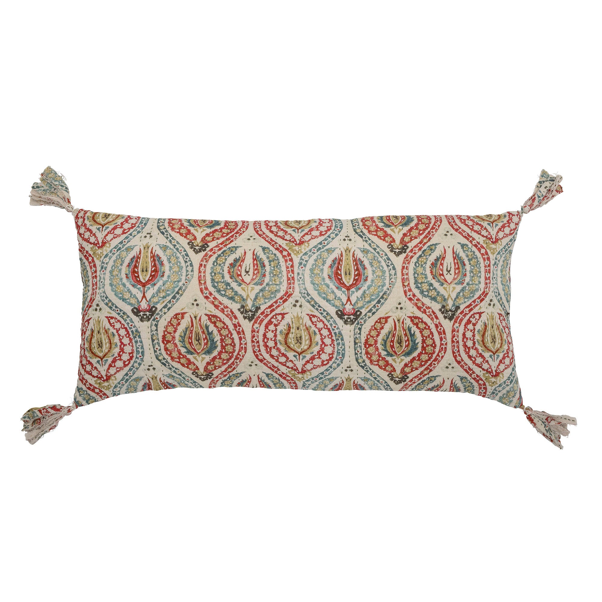 Creative Collection Coussin Noga, Rouge, Coton
