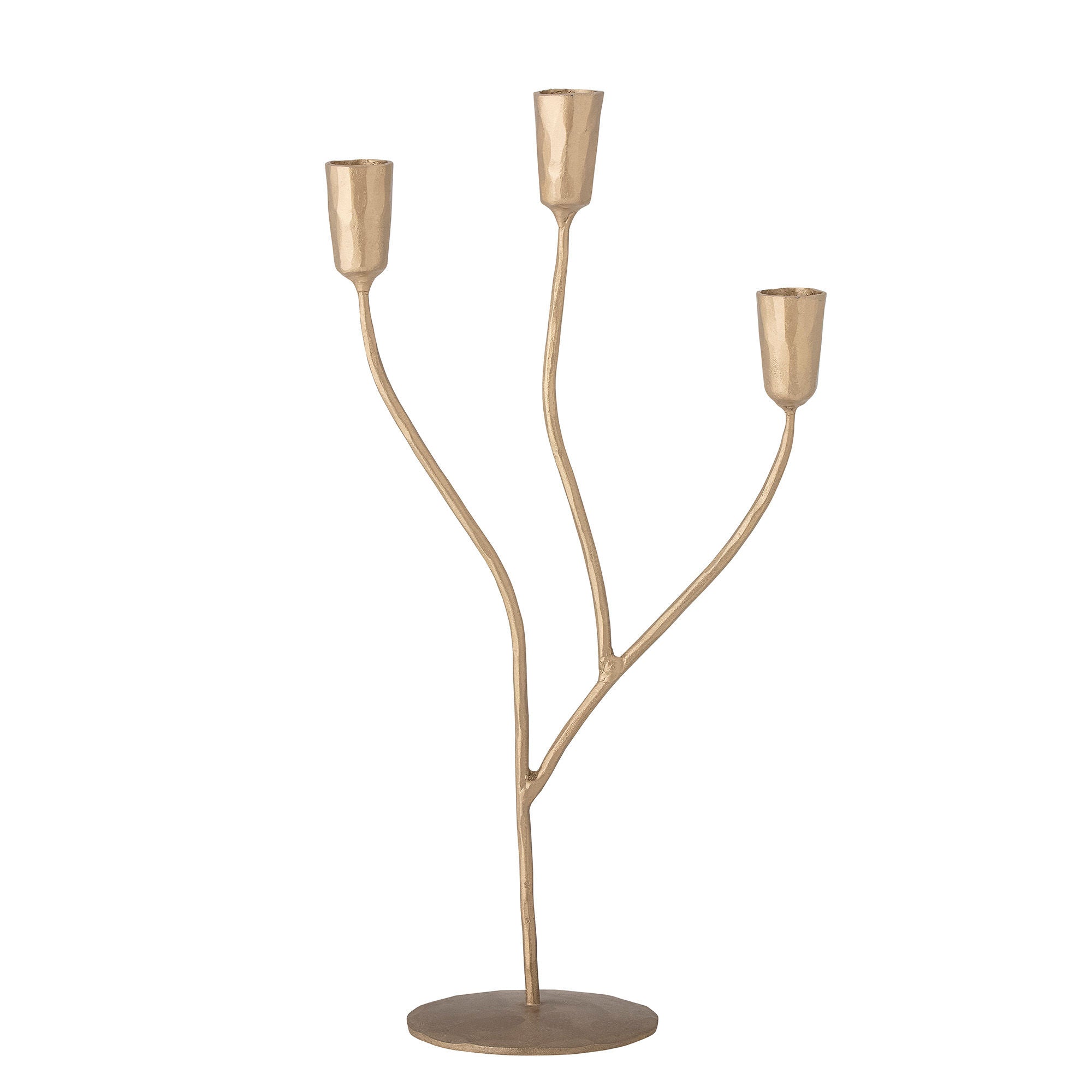 Portavelas Bloomingville Lorine, Oro, Metal
