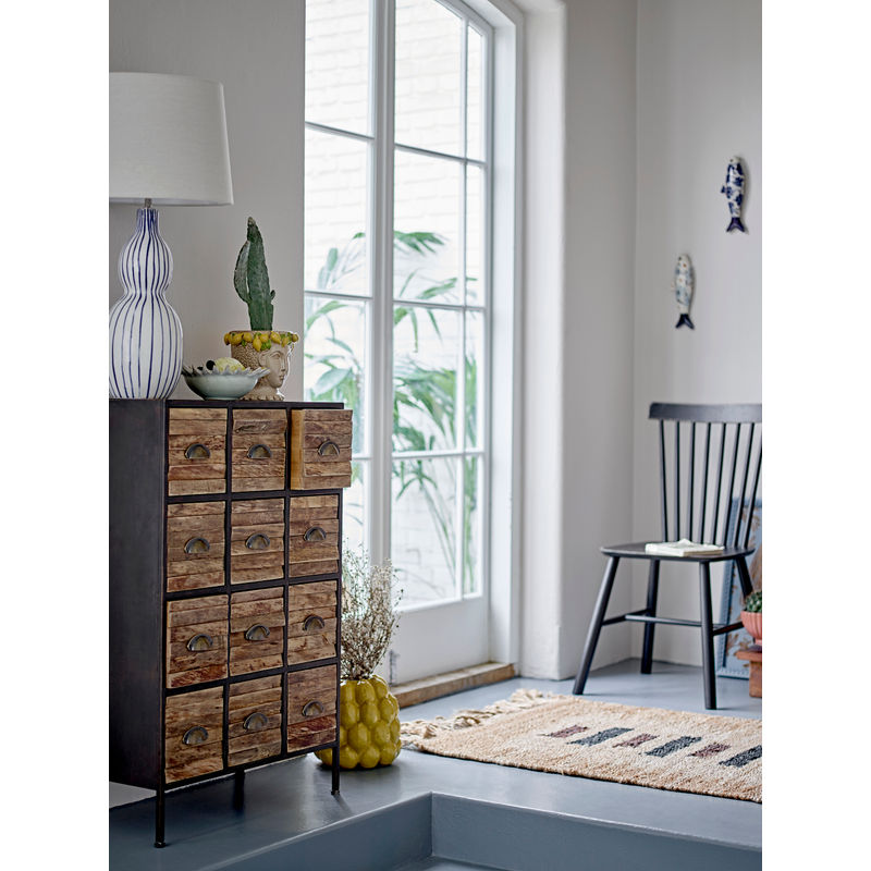 Creative Collection Matteo kast, zwart, metaal