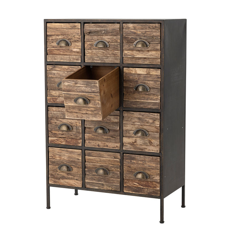 Creative Collection Matteo kast, zwart, metaal