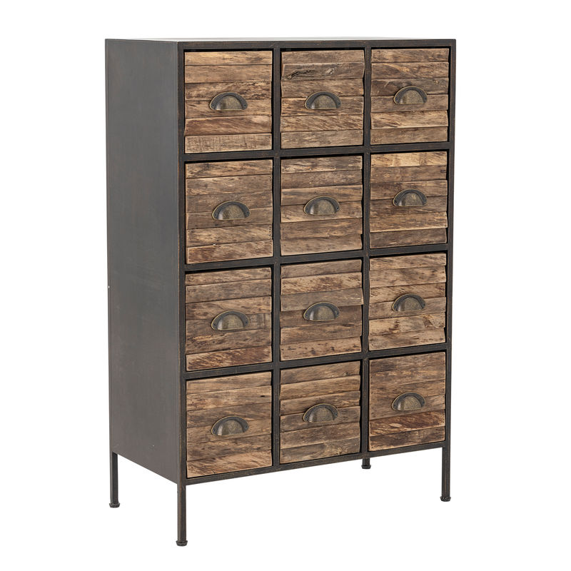 Creative Collection Matteo kast, zwart, metaal