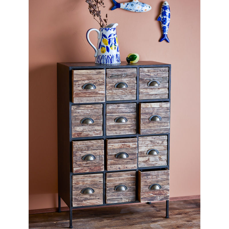 Creative Collection Matteo kast, zwart, metaal