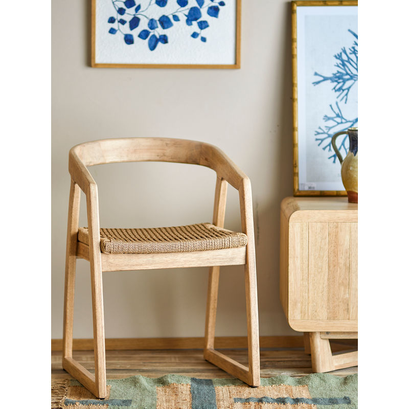 Creative Collection Serrone eetkamerstoel, naturel, hout