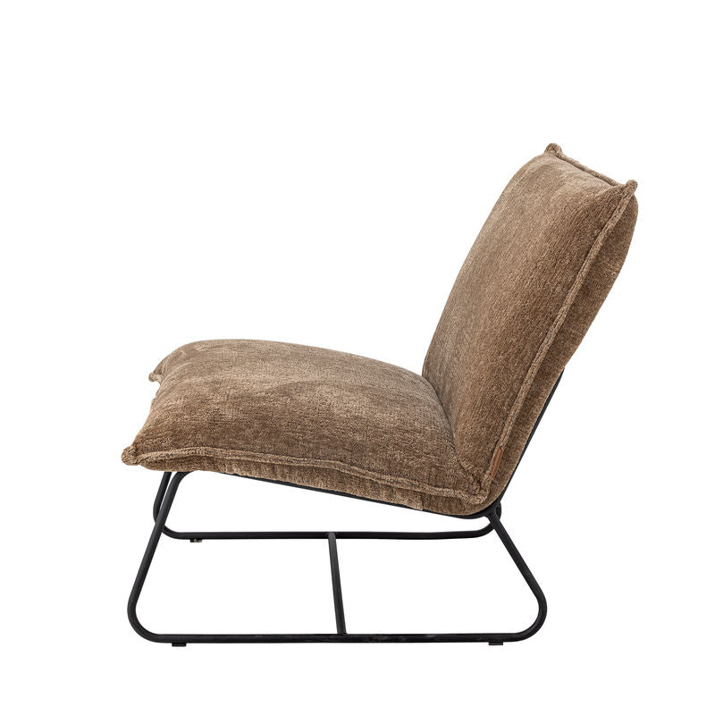 Bloomingville Cape Loungesessel, braun, Polyester