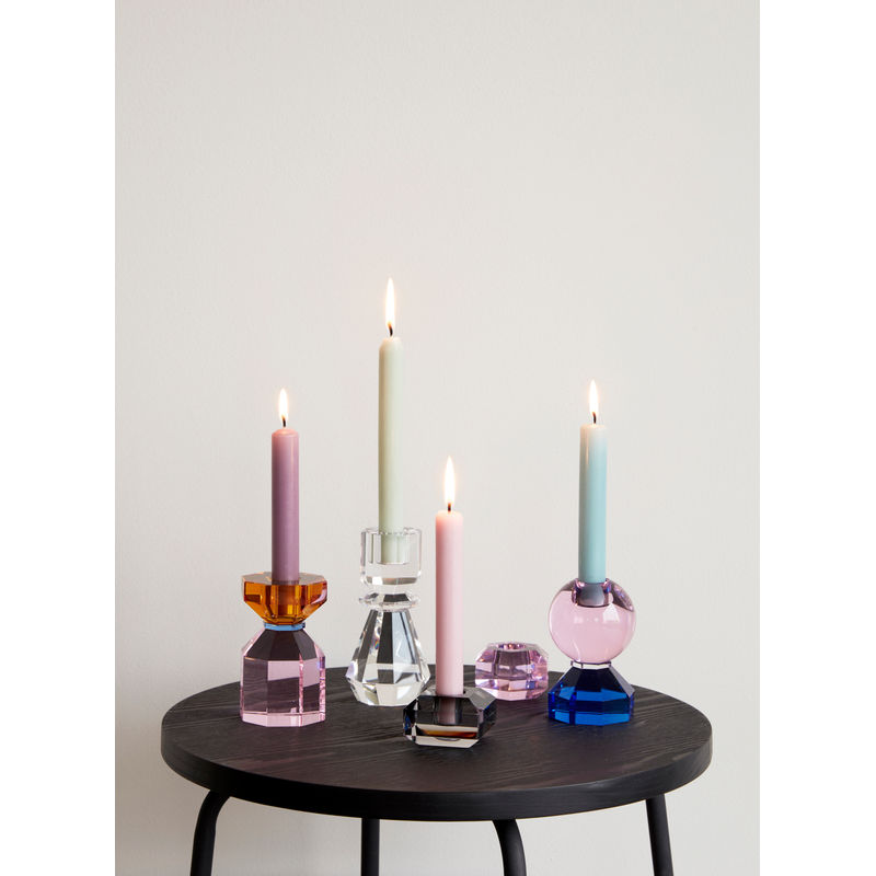 Hübsch Gem Candlestick Klares Medium