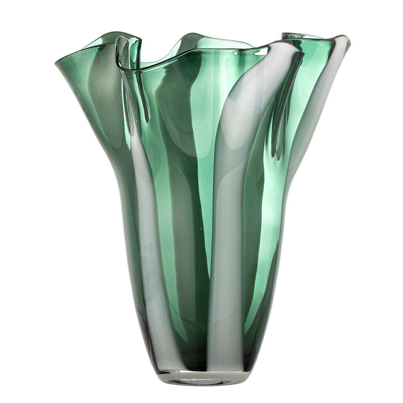 Creative Collection Lettice Vaas, Groen, Glas