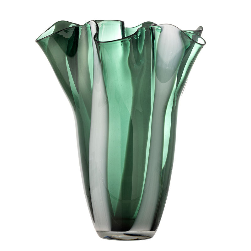 Creative Collection Lettice Vaas, Groen, Glas