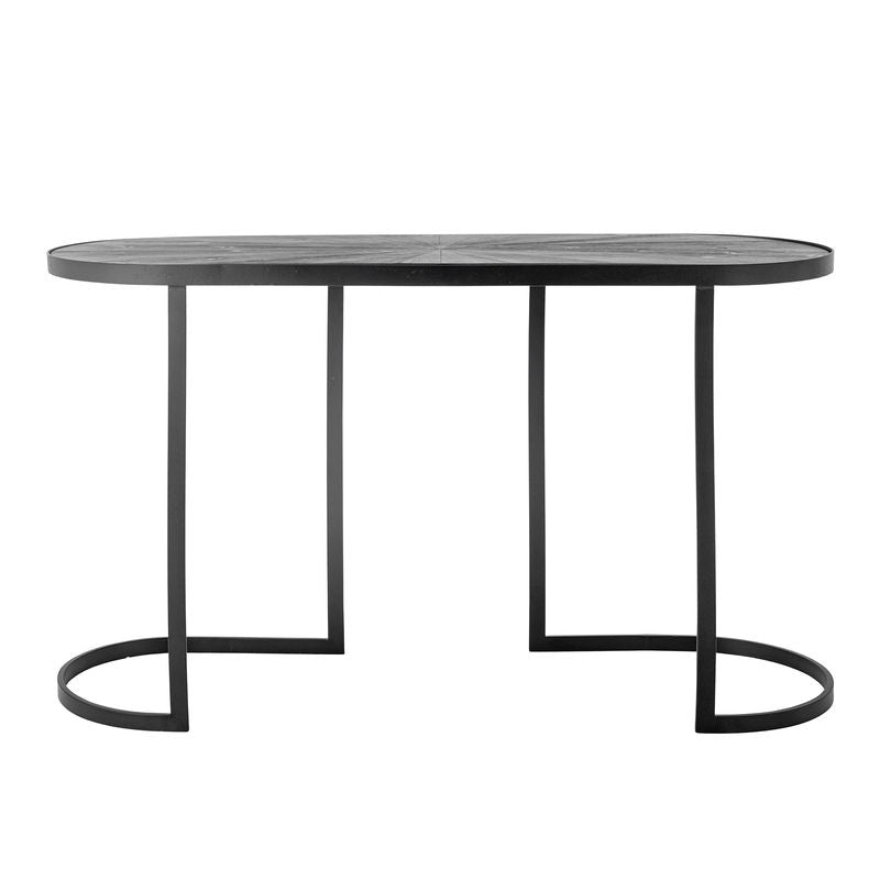 Table console Carter de Bloomingville, Noir, Bois de pin