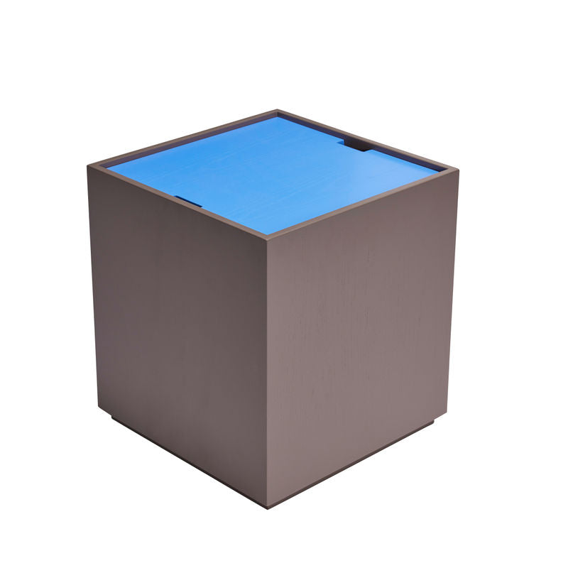 Boîtes de rangement Hübsch Vault, bleu, marron