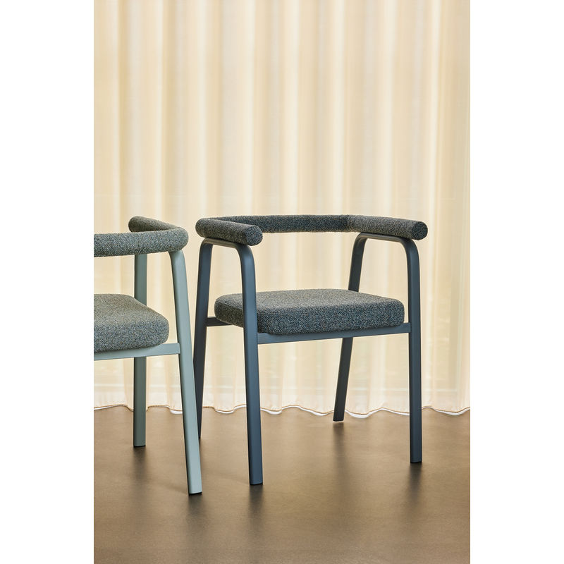 Silla de comedor Hübsch Ecto, gris